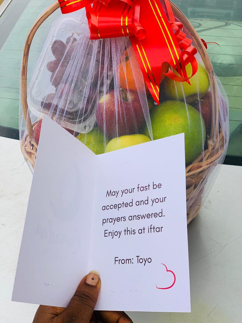 whemafoods's tweet photo. This fasting season, say “I care” with our luxury fruit baskets fresh, beautiful &amp; specially curated. Perfect for iftar, gifting &amp; healthy snacking.

Personalized message card
Custom fruit selection
Premium quality fruits

Make this season extra special 🤍
DM to order today https://t.co/xKqdsHPjAQ