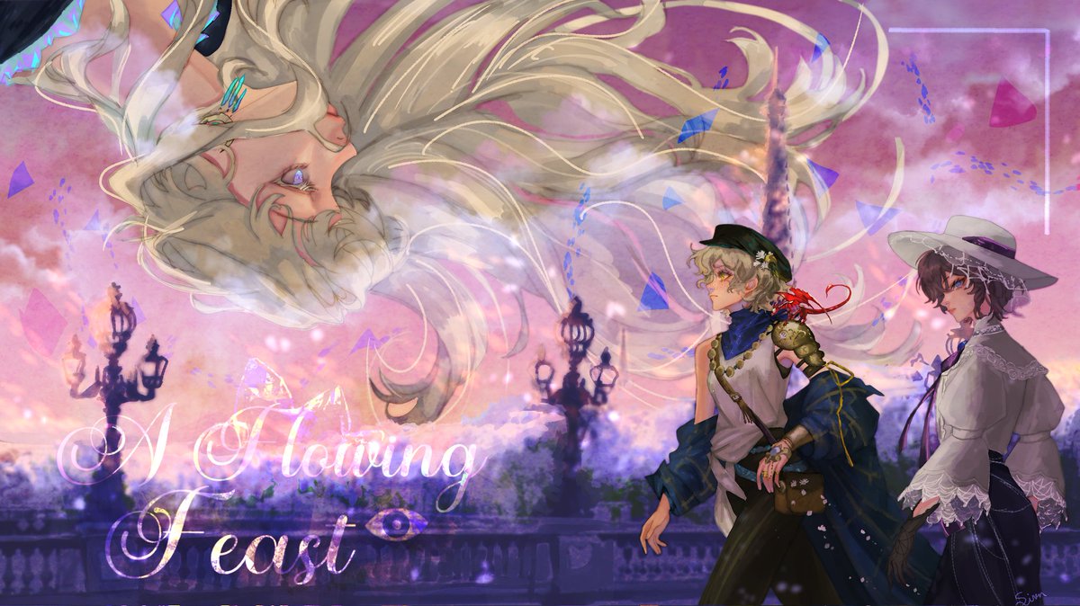 Baroque_Kun's tweet photo. "where countless rivers converge. Fate has sent out her invitation and awaits for you"

#Reverse1999
#aFlowingFeast
#MysteryBoxCarnival
#Brume #Beryl https://t.co/jJrxwGy6jX