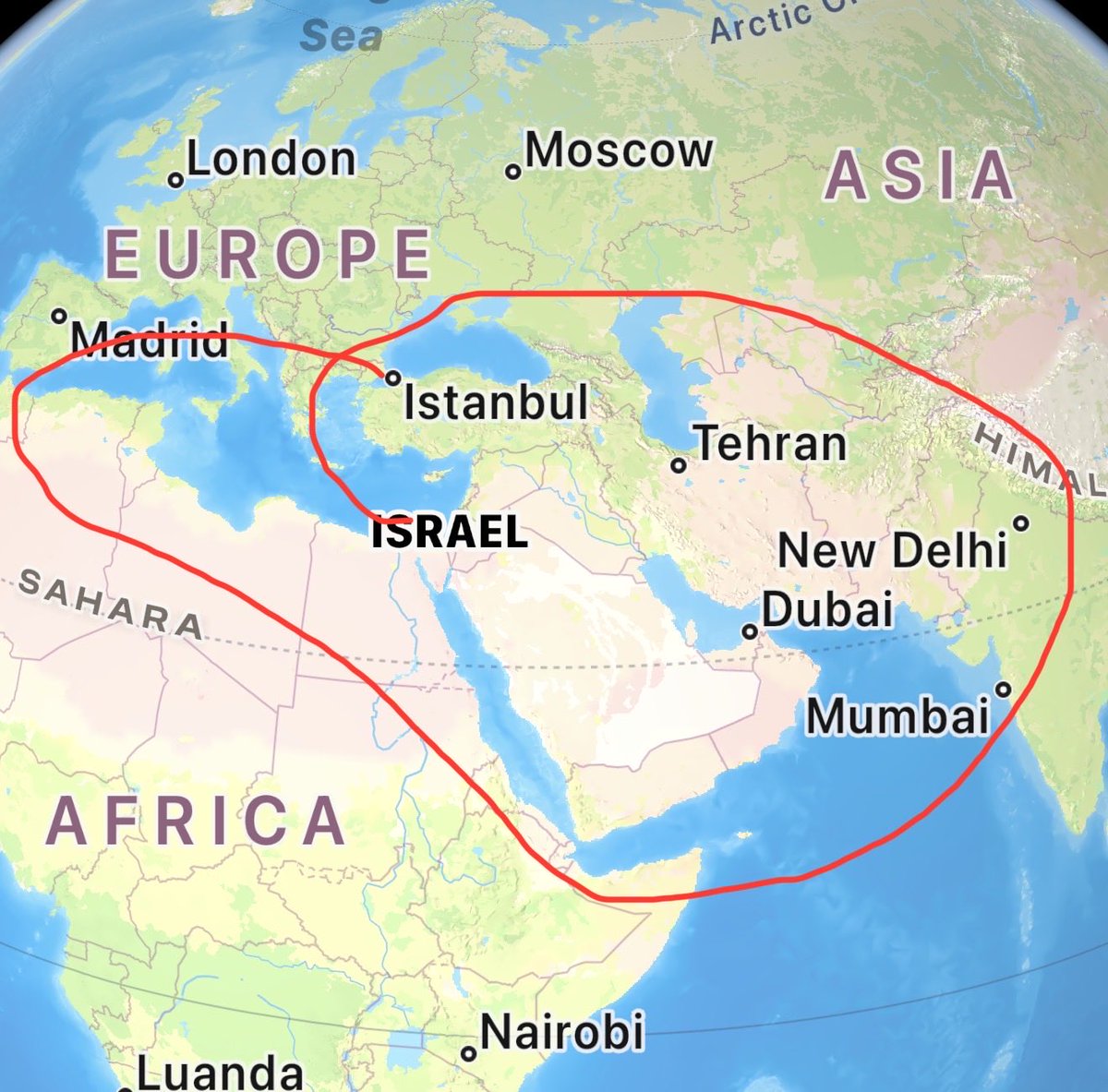 And all of this is getting facilitated and connected through the US-led IMEC Corridor between India, Middle East (Israel, UAE, Saudi Arabia, Jordan) and European ports in the Mediterranean, Black Sea and Caspian Sea.