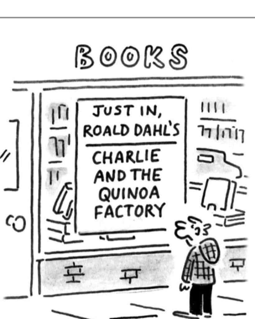 Nu weer uit proteïnen. Nu weer in vezels 😑