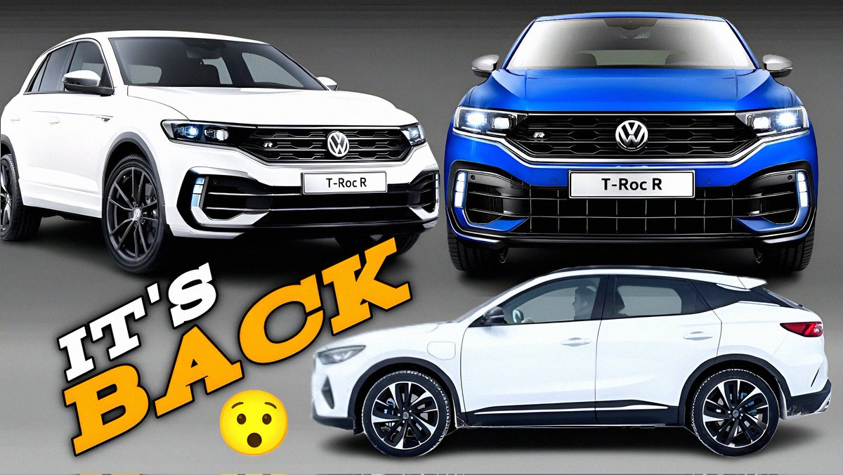 True_Storian's tweet photo. 2027 VolksWagen T-Roc R: The Golf R SUV is Back #vw #VWTROC
Visit: @CarLovers90776 YouTube Channel. https://t.co/H2dV395QYG