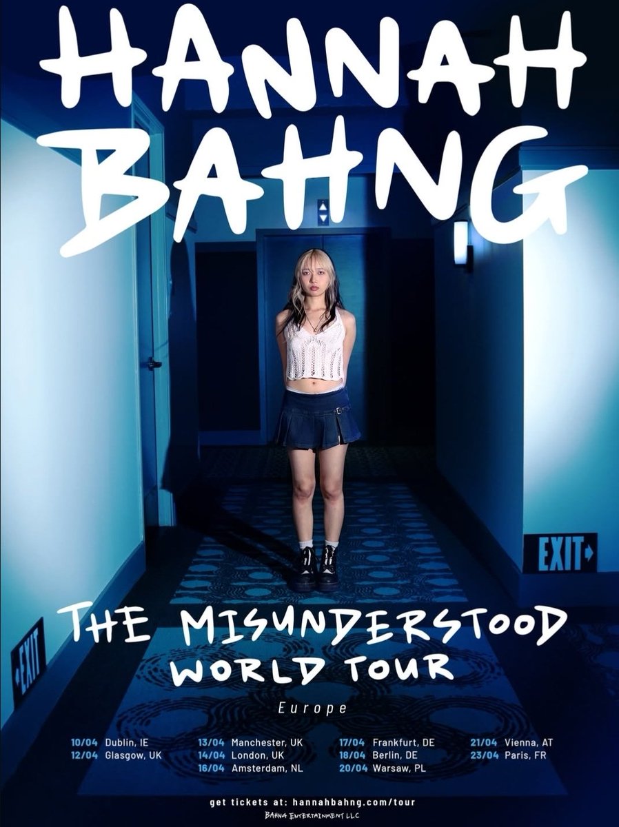 zoneforkpop's tweet photo. HANNAH BAHNG W WARSZAWIE! 🇵🇱
"The Misunderstood World Tour" dociera do Polski! Już 20 kwietnia Hannah wystąpi w stolicy! ✨
📅 20.04.2026
📍 Warszawa, PL
🎫 Bilety: https://t.co/AFDwHUBAlv
Szczegóły o biletach poniżej! 👇
#HannahBahng #TheMisunderstood #HannahBahngInPoland https://t.co/YaRdOlWQ4Q