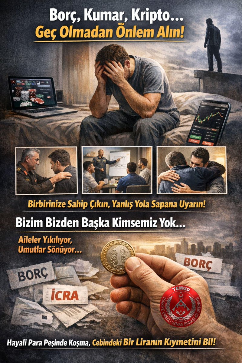 Son günlerde aşırı borçlanmaya bağlı intihar haberleri ne yazık ki arttı.
Sanal bahis, kumar, kripto para gibi kontrolsüz girişimler birçok kişiyi içinden çıkılmaz bir noktaya sürüklüyor.
Bazıları da ilişki sorunlarıyla birlikte bunalıma giriyor ve yük daha da ağırlaşıyor.