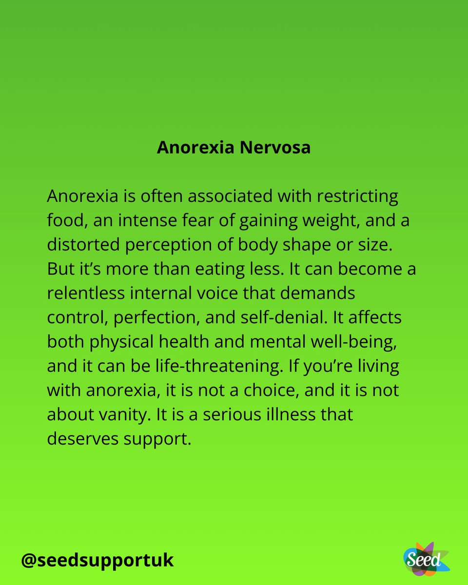 SEED - Eating Disorder Support Services tweet media
