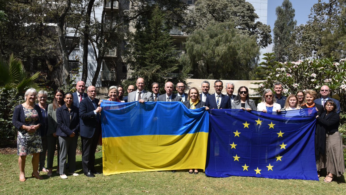 This is a false impression that the war in 🇺🇦 no longer significantly affects regions far from it. Its resolution will have a profound impact on the global order, the effectiveness of multilateralism, and conflict resolution in other regions. EU HoMs in 🇪🇹 #standwithUkraine