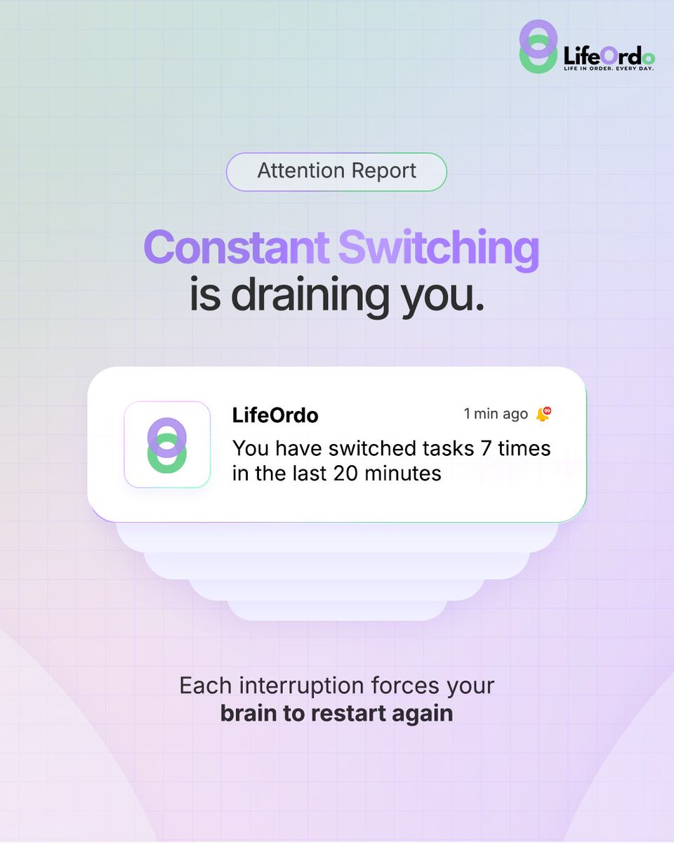 LifeOrdoApp's tweet photo. No crisis.
No deadline screaming.

Just the quiet feeling
that something is still open somewhere.

#OpenLoops
#ModernLife
#MentalLoad
#lifeordo https://t.co/Z6RQdz0S3G