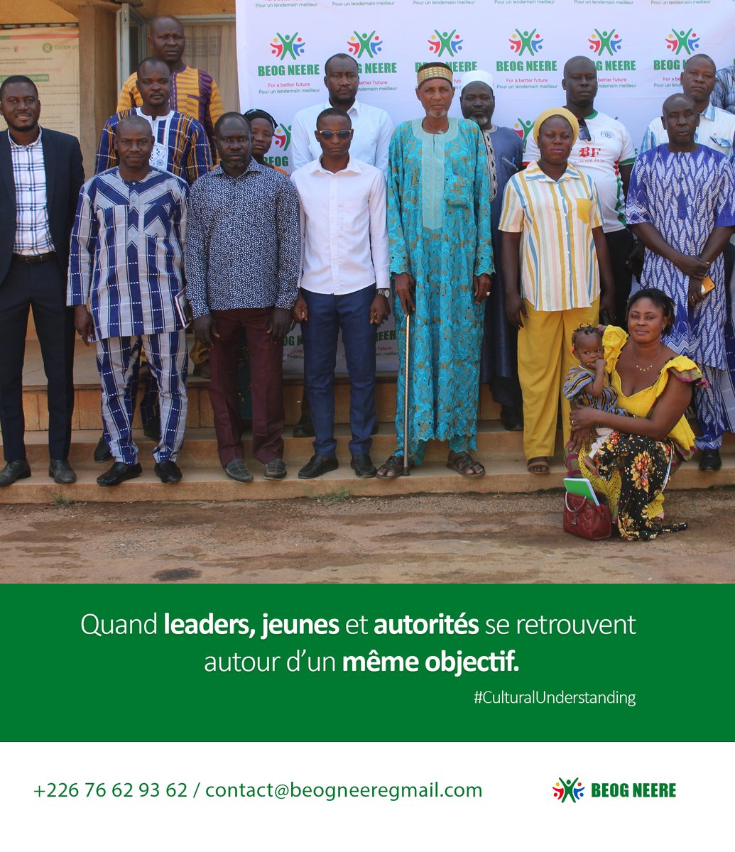 beogneere's tweet image. La cohésion sociale se construit avec des acteurs complémentaires:
Jeunes leaders. OSC. Autorités.
Leaders coutumiers &amp;amp; religieux.
Communautés à plaisanterie.
Des rôles différents, un objectif commun : renforcer la paix sociale.
#CohésionSociale #CulturalUnderstanding