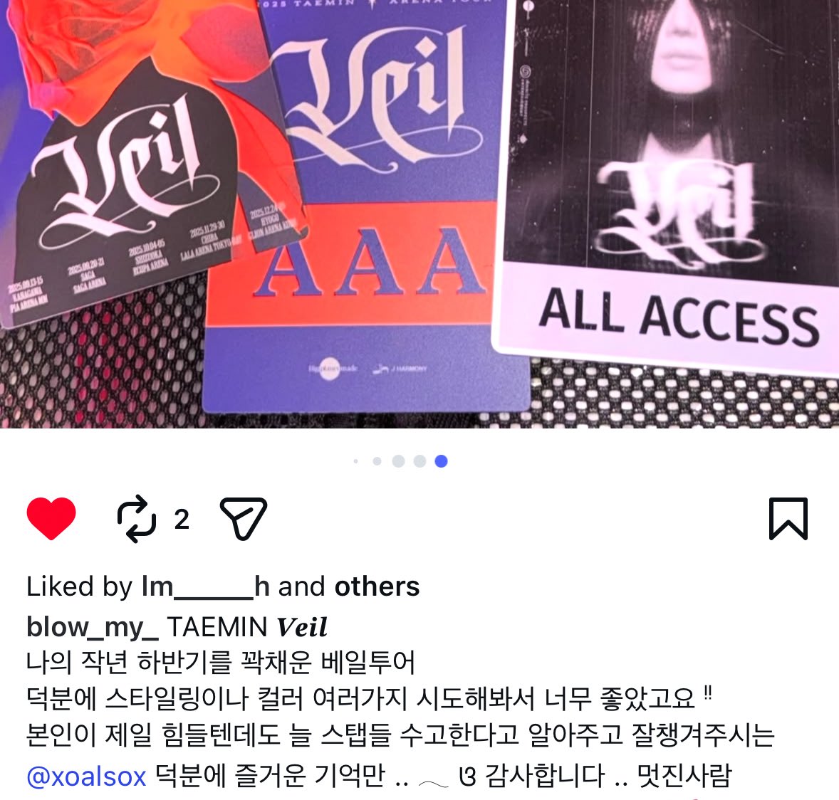 aww taemin’s hairstylist ig 

“.. Even though he must have been the one having the hardest time,he always acknowledged the staff’s hard work and took good care of them.
Because of @/xoalsox,I’m left with only happy memories. Thank you. A wonderful person”