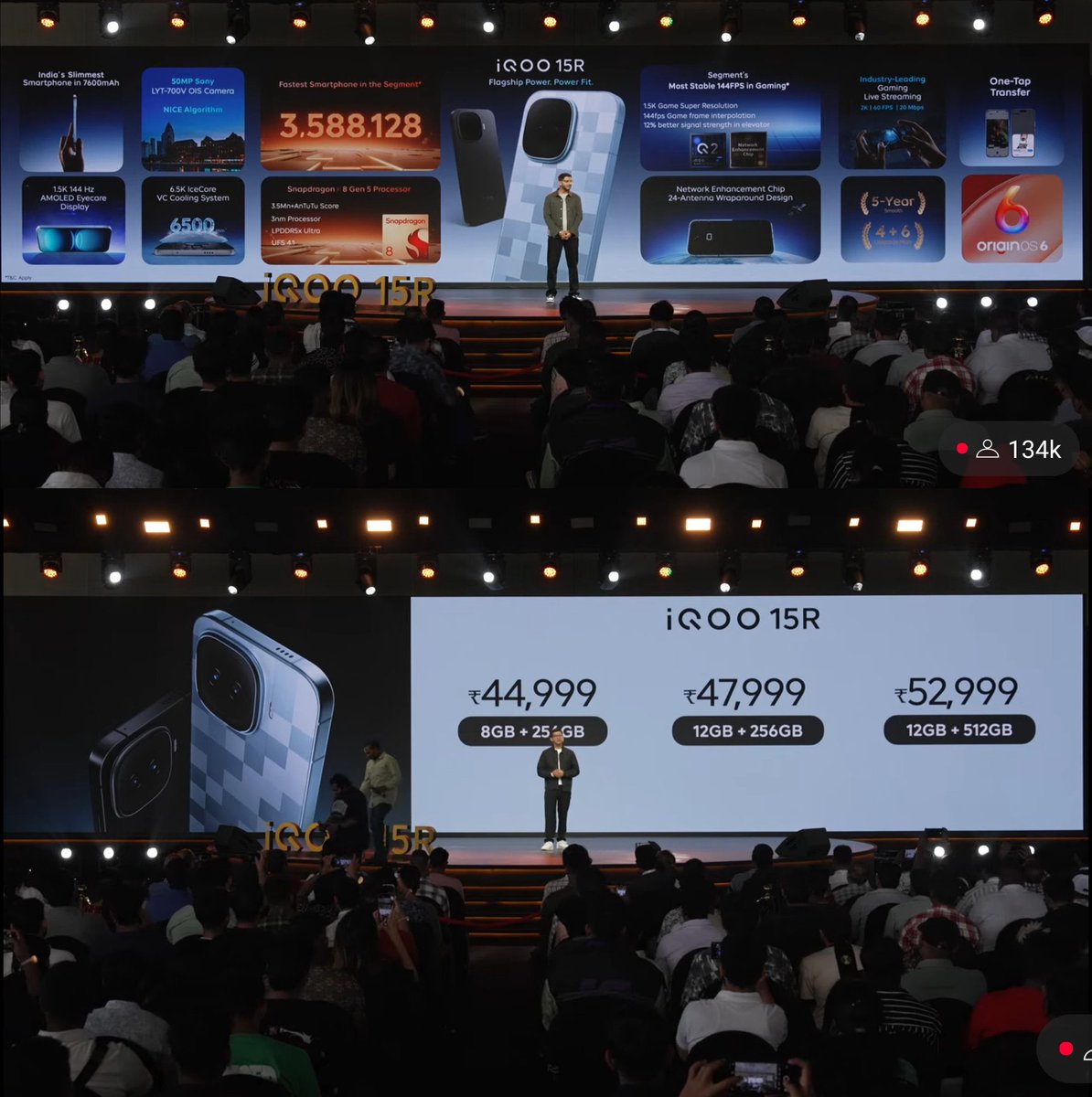 SalimBabaTech's tweet photo. iQOO 15R has launched in India, but it a rebranded Z11 Turbo from China. Surprisingly, the camera has been downgraded from 200MP to 50MP.

What’s more shocking is the price gap: 2399 Yuan (~₹31k) in China vs ₹47,999 in India for the 12/256GB variant. Itna tax aur price hike? 😱 https://t.co/bSSlgR87Uq