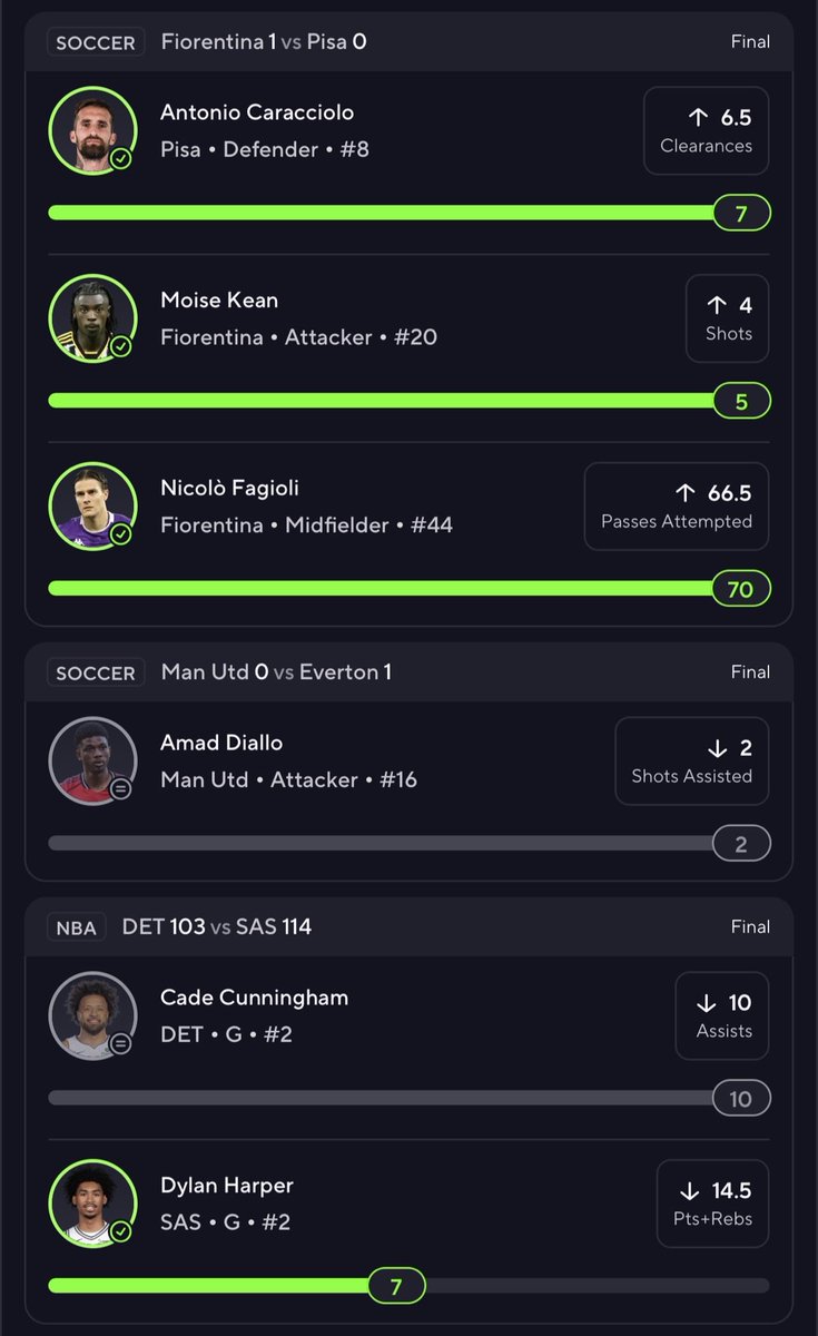 GreenPeaBets's tweet photo. While you’re scrolling…

We’re CASHING slips like this 💸

📈 PrizePicks & Underdog DAILY
🔒 Sharp props only

DM or link in bio to join the Premium Discord 👑
#PrizePicks #PrizePicksPicks #UnderdogFantasy #UnderdogPicks #SportsPicks #BettingCommunity #DFSArmy #PropBetting #MoneyTwitter
