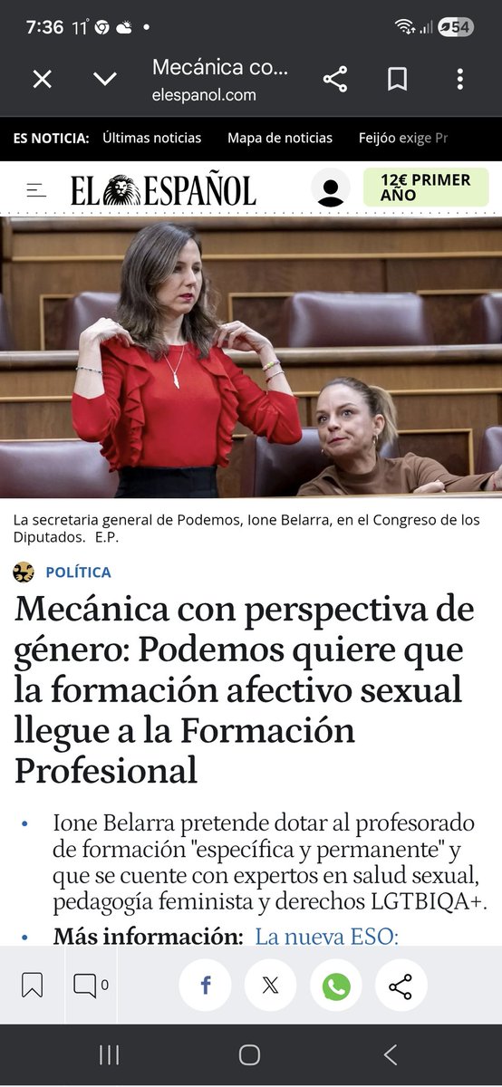 BASTA YA!!
La izquierda ha sustituido el conocimiento, el talento y la excelencia por el adoctrinamiento en ideología de género y la sexualización de las aulas.
 Es una estrategia de degradación educativa que empobrece a los alumnos y compromete el futuro de generaciones enteras.