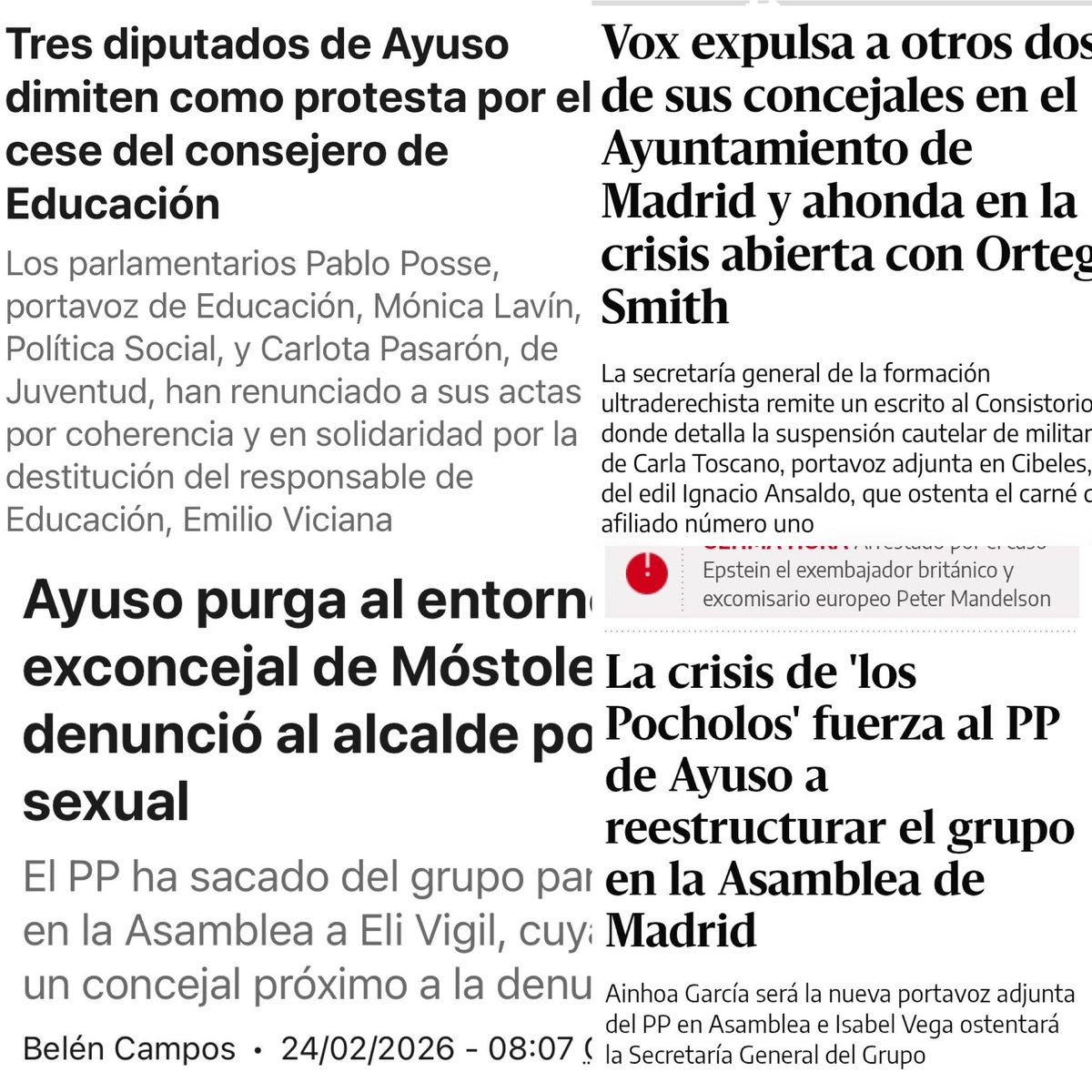 Entonces…¿ Cómo era eso de que la izquierda no gana porque está siempre dividida y peleándose y tal…?. ¿No habrá algo más que explique las cosas?. ¿No pasan las mismas cosas en la derecha?…