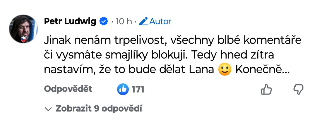 dvouprocentní tweet media