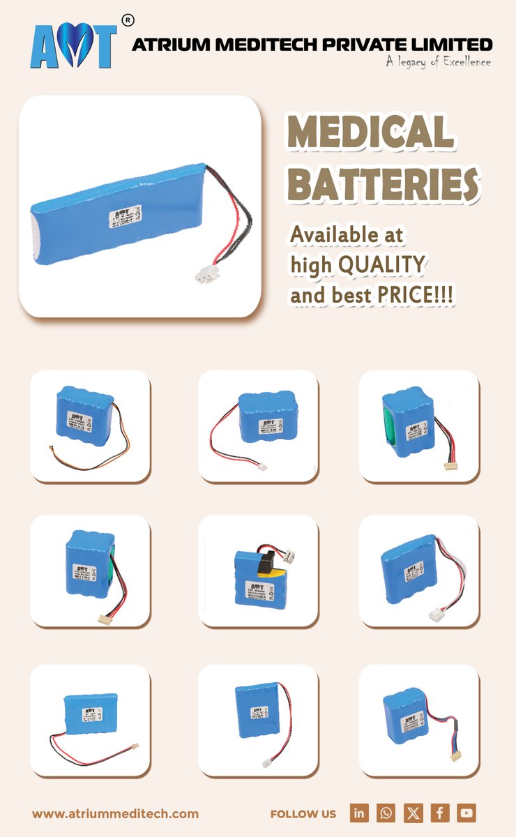 Atriummeditech's tweet photo. Follow Our whatsapp channel for more info
( https://t.co/z8oBvHC81t )
🩺🩺 Our product list , SPO2 Sensor, ECG/EKG Cable, NIBP Cuff, IBP Kit, Bipolar Forceps 🩺🩺
🫴🏻 Lots of offers going on, Contact Us for more info 🥳
📞📞 +91 95512 66676 / +91 95512 66505 🎁  
#MedicalEducation https://t.co/6qWJUpID3Q