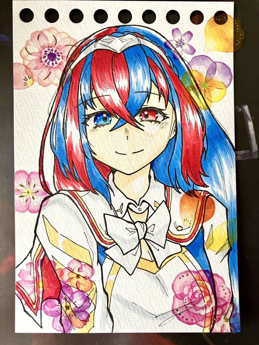 リュールちゃんすごく可愛く仕上がったかも！
アナログの感覚も馴染んできたぞ