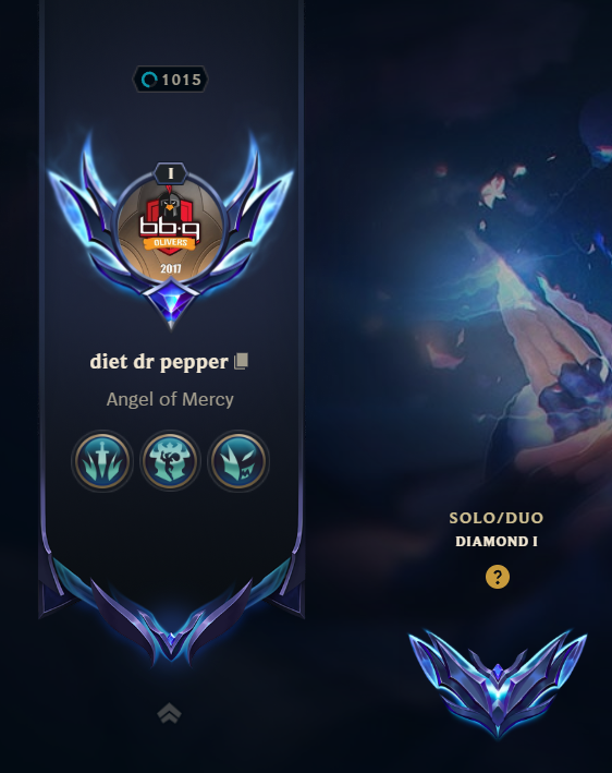 diamond 1 and a dream. we're gonna do it.