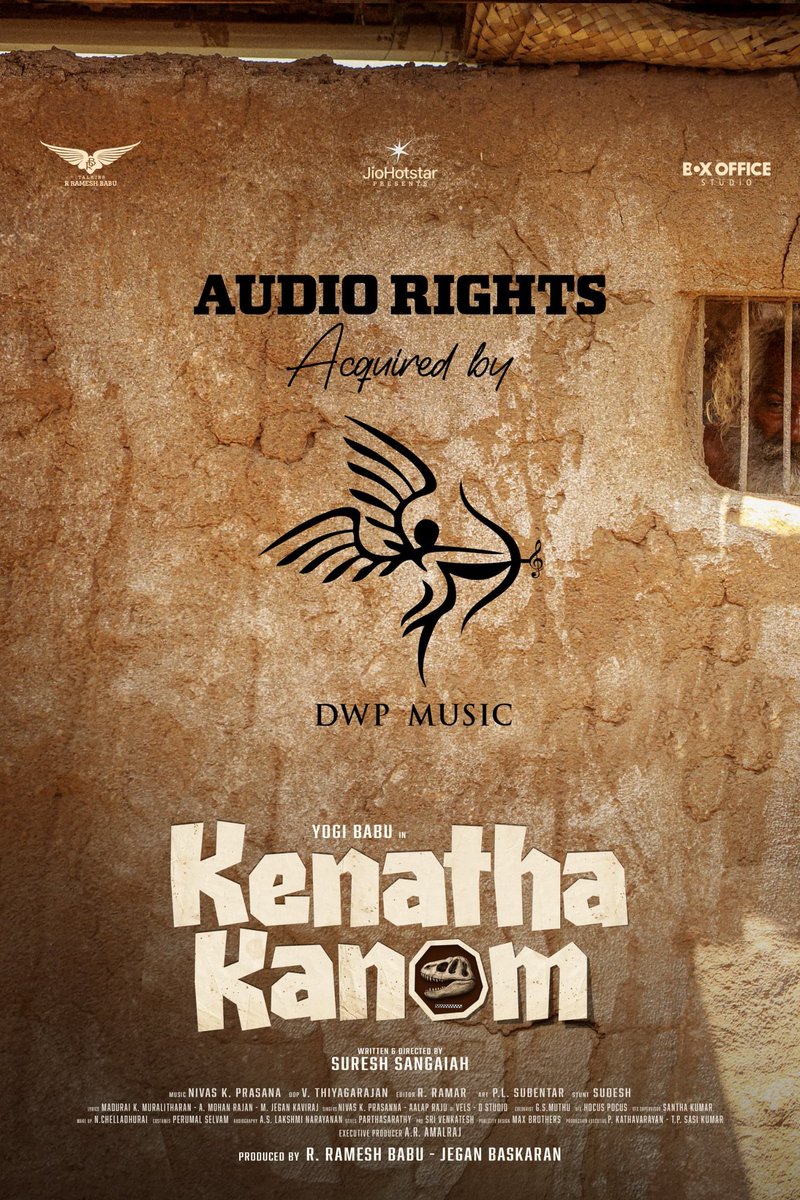 iYogiBabu's tweet photo. Rooted in emotions. Resonating with life. 🎶 Audio rights of #KenathaKanom Acquired by @DreamWarriorpic #DWPMusic✨
A soulful musical journey is on the way 🎵

@iYogiBabu
@LovelynChand
@RaichalRabecca
#ActorRamakrishnan
@sureshsangaiah 
@Thiyagudop1
@PlSubentar
@nivaskprasanna https://t.co/q4m44LFdIG