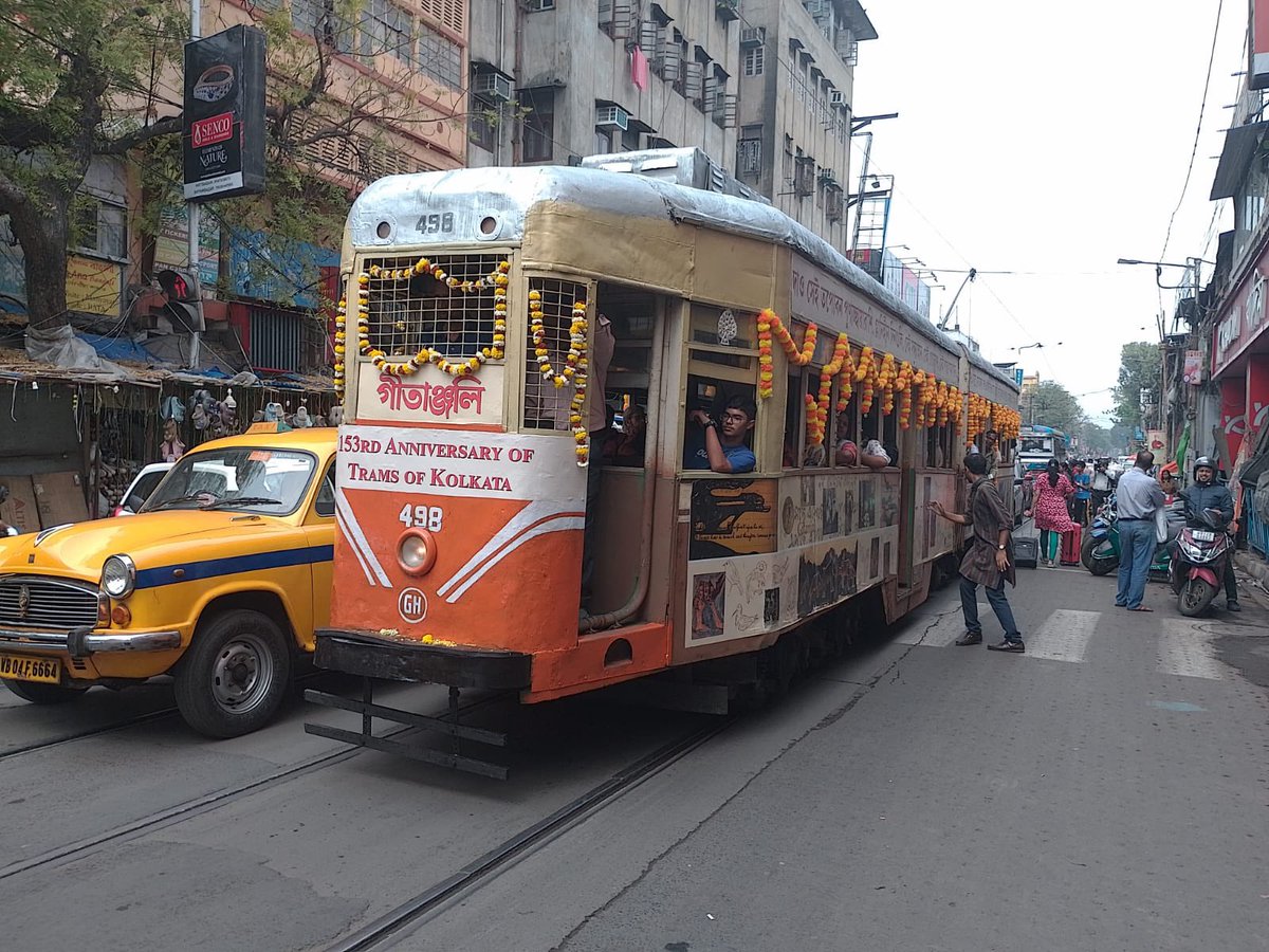 Calcutta Tram Users Association tweet media