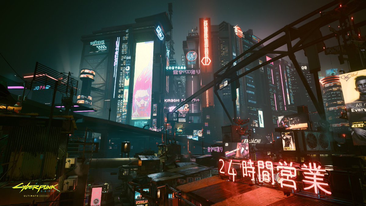 JackaryDraws's tweet photo. I’m finally experiencing Cyberpunk 2077 for the first time, and already I am in absolute awe at how much of a monumental achievement this game is in the way of art direction.

As I walk through Night City, every single last square inch of it is so meticulously crafted that it crumbles my mind even attempting to imagine how many man hours must have went into it.

Every single building, every light, every neon ad, every logo of every single shop on every single street, every vehicle, every piece of clothing, every interior space, every gun and weapon, all of it is teeming with detail, built from human hands with human imagination, and all from scratch.  

It makes me sad thinking about how we’re so oversaturated with ambitious pieces of art and human creativity that we’ve begun to take for granted how utterly, gob-smackingly miraculous it is that an endeavor like Cyberpunk 2077 can even exist. And now, as we stand on the precipice of an AI takeover of human expression, future generations will see future CP2077s, and instead of being humbled by the unthinkable level of human collaboration it took to bring it into existence, they will instead be wondering how much of it -wasn’t- made by humans.

In that sense, it seems fitting that CP2077 — a cynical commentary of the late stage capitalistic, anti-human hellscape we’re living in that’s propelling us into dystopia — is one of the final swan songs of human creativity before the era where artistic expression became permanently and irrevocably tainted by AI.

anyway cool game, tell me if you dig it chooms