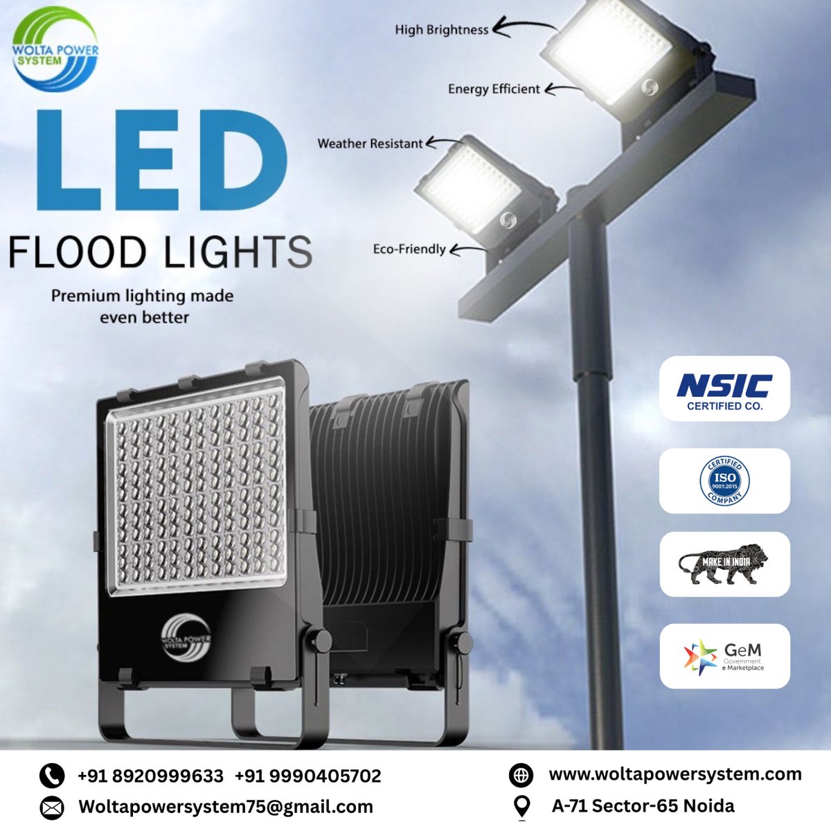 PowerWolta's tweet image. Illuminate Every Corner with Premium LED Flood Lights
Upgrade your outdoor &amp;amp; industrial lighting with Wolta Power System.

📷 Call Us:
+91 8920999633
+91 9990405702
📷 Email: Woltapowersystem75@gmail.com
📷 Website: woltapowersystem.com

#WoltaPowerSystem #LEDFloodLight
