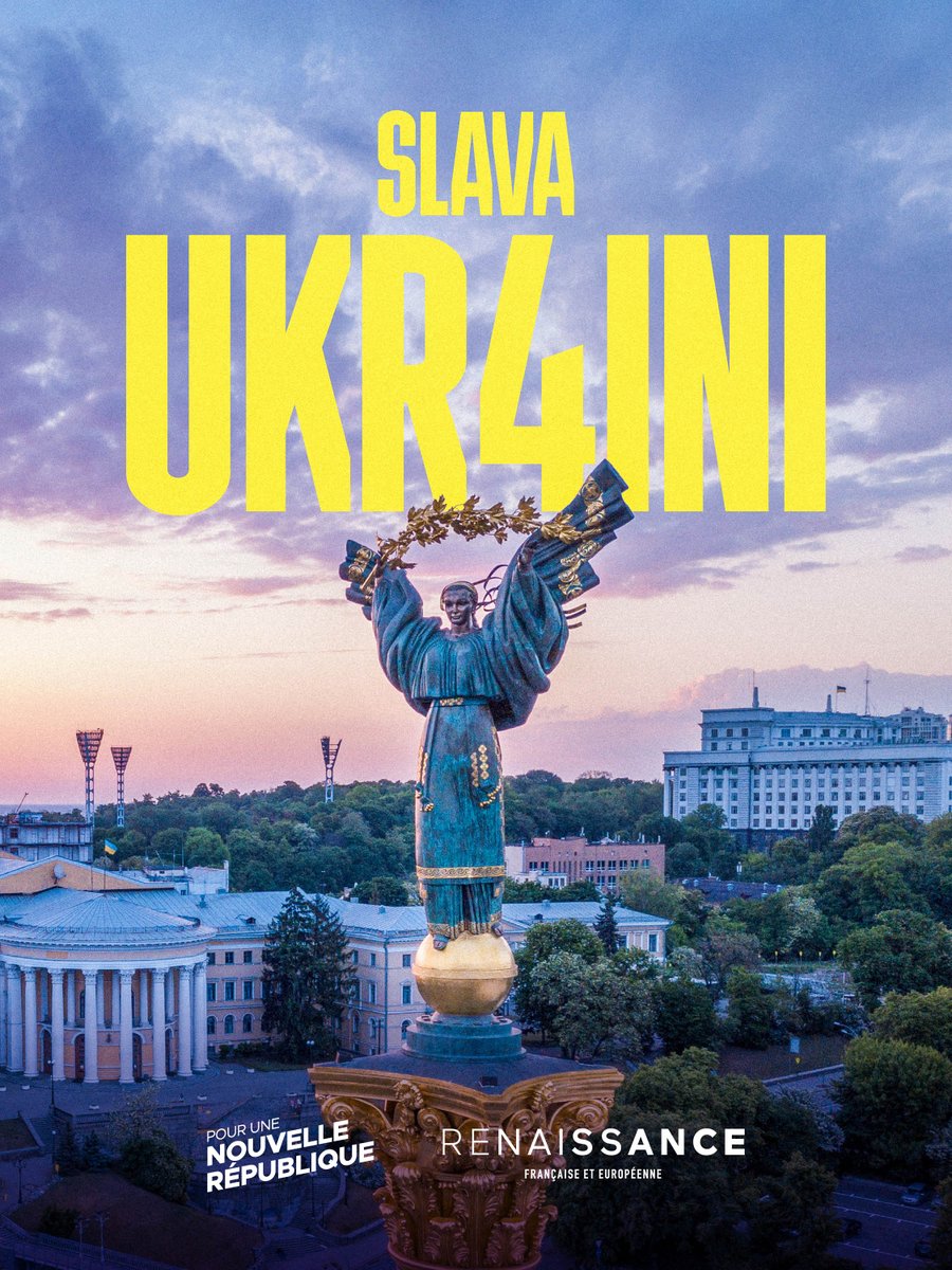 4 années de sang. 4 années de larmes. 4 années de résistance. 

Depuis 4 ans, le peuple ukrainien incarne la bravoure et l’héroïsme face à l’agresseur russe. Leur liberté, c'est la nôtre. La paix en Ukraine, c'est la condition de la sécurité en Europe.

Hier, aujourd’hui et