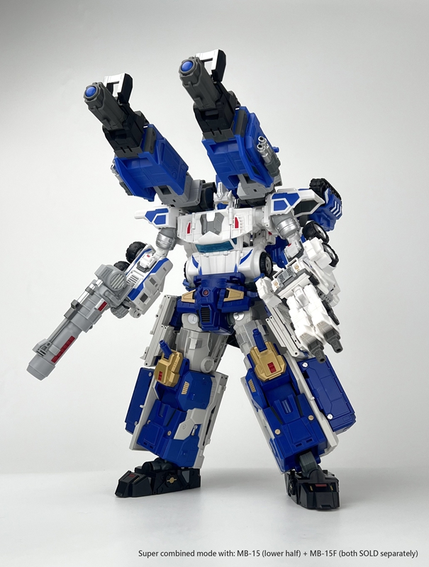 皆さんこんにちは！ 

『Fans Hobby（ファンズホビー）』の新変形合体ロボットは予約受付中！

FANS HOBBY MB-20B BLUE X-LOAD. 
Preorder.
US$ 125.90
robotkingdom.com/fhmb20b.html
