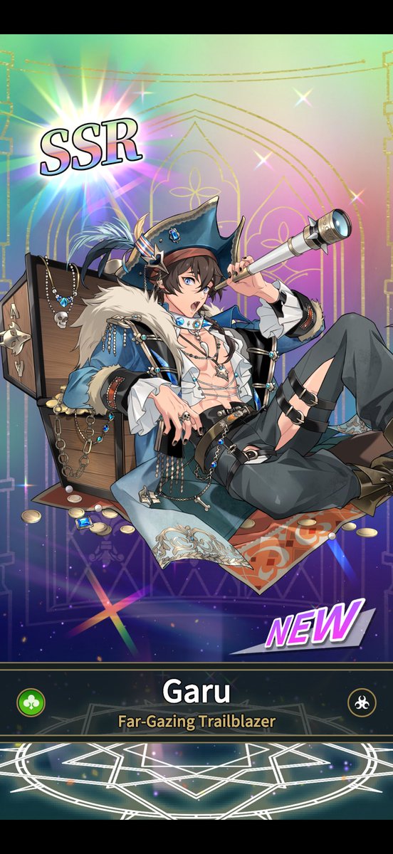 amarthses's tweet photo. CAPTAIN GARU IS HOME.. 62 pulls later! 🐺 🏴‍☠️🌊
#NUcarnival #nucarnivalgaru #BL #Garu #Yaoi https://t.co/I3P5bCq202