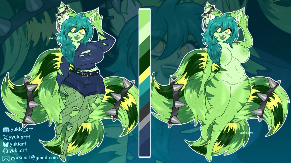 #furry #punk #adopt #commission