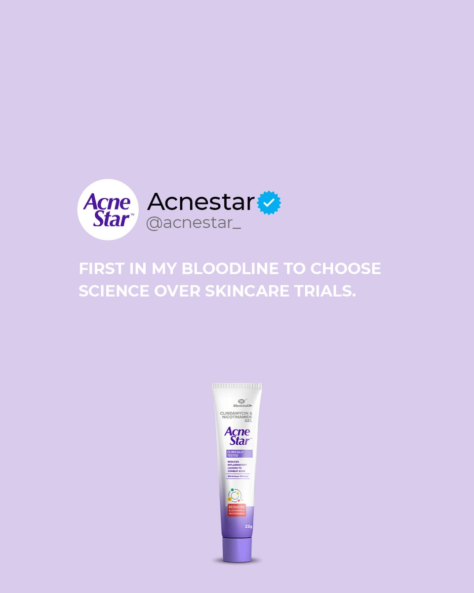 AcnestarGel's tweet image. Moving past hit-and-miss routines and into care that’s informed, intentional, and made to actually work.

#AcneStar #ScienceOverTrials #ClinicallyTested #AcneCare #TargetedTreatment #DermatologistRecommended #ClearSkinJourney #PharmaSkincare #SkinConfidence