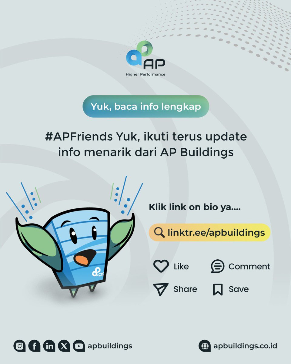 apbuildings's tweet image. Kunci utamanya adalah konsisten menjaga pola hidup sehat, mulai dari asupan nutrisi, kecukupan cairan, hingga istirahat yang cukup.

Yuk terapkan tips sederhana ini agar ibadah tetap lancar dan aktivitas tetap optimal selama Ramadhan.

#APBuildings #HigherPerformance #Ramadhan
