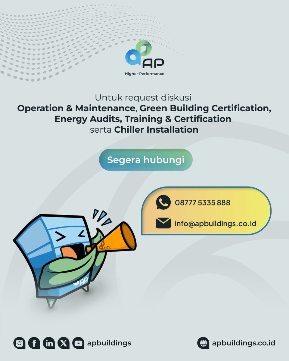 apbuildings's tweet image. Kunci utamanya adalah konsisten menjaga pola hidup sehat, mulai dari asupan nutrisi, kecukupan cairan, hingga istirahat yang cukup.

Yuk terapkan tips sederhana ini agar ibadah tetap lancar dan aktivitas tetap optimal selama Ramadhan.

#APBuildings #HigherPerformance #Ramadhan