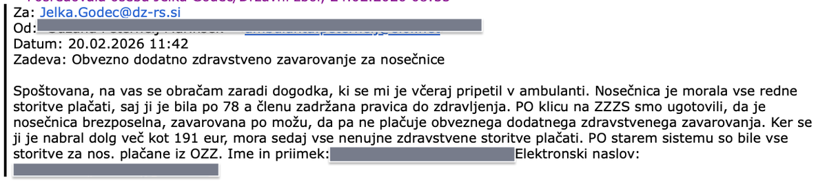 ‼️To je ta socialna Golobova država in boljše zdravstvene oskrbe za nosečnice.‼️

🤰Brezposelne ženske nosečnice, ki niso plačevale prostovoljnega zdravstvenega zavarovanja in so imele obvezno zdravstveno zavarovanje urejeno preko moža, niso doplačevale za vodenje stanja v času
