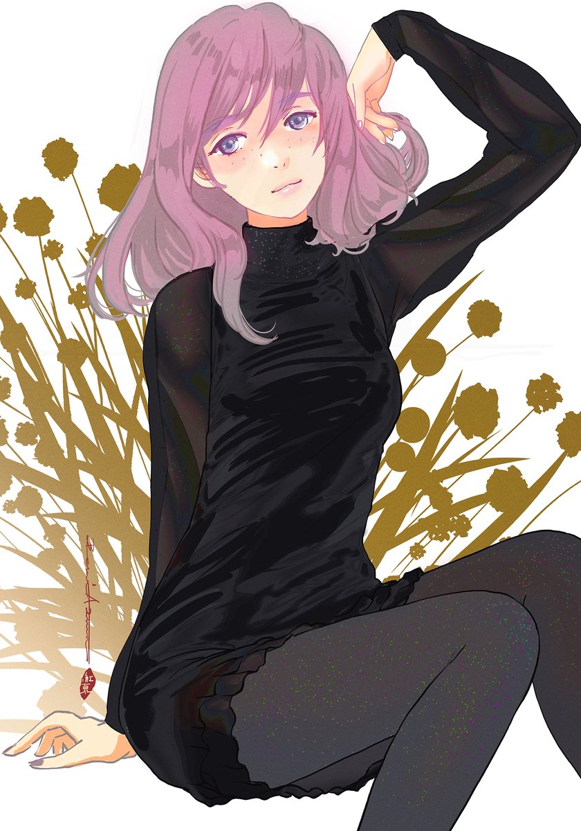 Black Dress &amp; Golden Silhouette
#illustration #digitalart