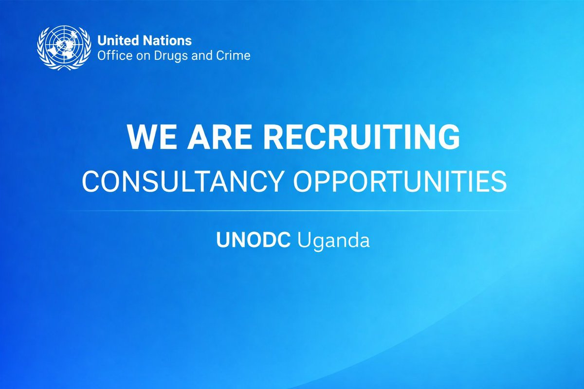 UNODCEastAfrica's tweet photo. 🚨 We Are Recruiting!

UNODC is seeking a National Consultant to support the development of a National Strategy against Organized Crime in Uganda.

📍 Uganda
🗓️ Apply here: https://t.co/Kvbk74TBCg https://t.co/OI6i4H9FWO
