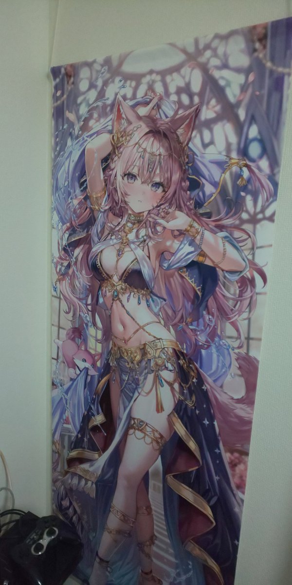 こよちゃんの等身大タペストリーを貼った …えっろ