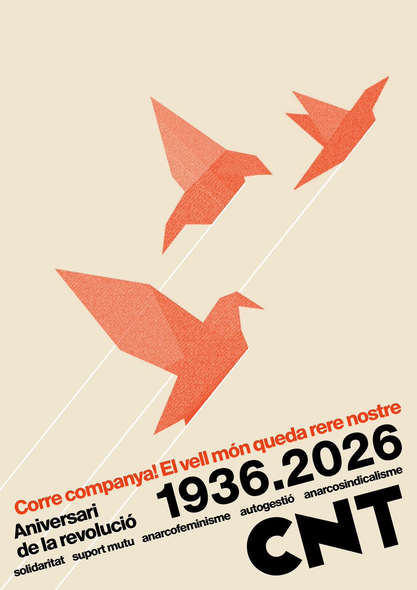 90 anys després de la revolució social continuem organitzant-nos per guanyar.

Aviat més informació dels actes del 90è aniversari.