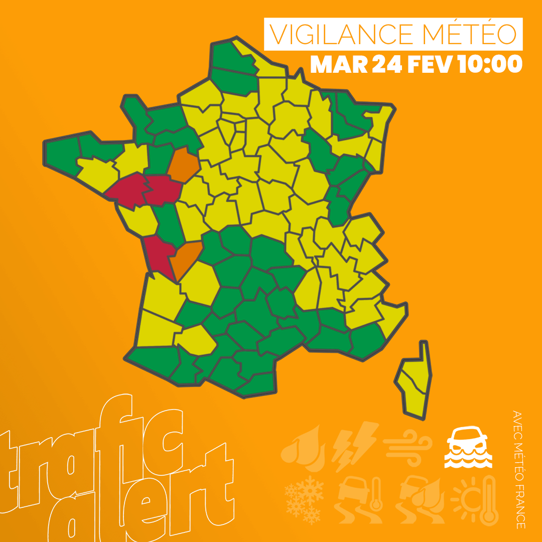 🔴 VIGILANCE CRUES  | Crues, l'amélioration se poursuit mais 3 départements restent en vigilance rouge, 2 en orange #vigilanceorange #crues #inondations +sur  ift.tt/bn9CmdB