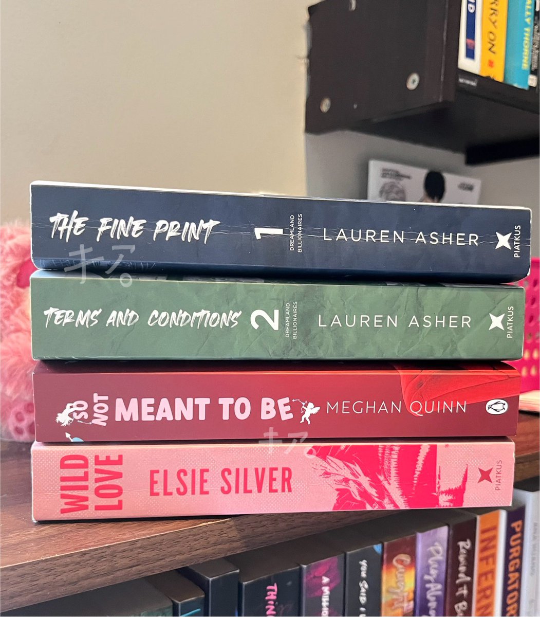 6amwakeupcall's tweet photo. hi semuanyaaa aku mau jual beberapa buku prelovedkuuu 💙

fine print and terms &amp; condition - lauren asher 100k ea [180k for both]
so not meant to be - meghan quinn 65k
wild love - elsie silver 130k [with annotations]

{open for nego}
{dm for condi lebih detail}
{sent from jkt} https://t.co/Z1BYZusDE0