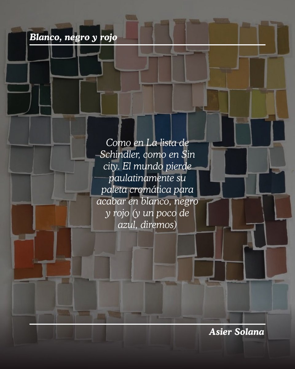 ¿Está perdiendo el mundo colores?
Asier Solana se lo pregunta hoy en <a href="/lallama_opinion/">La Llama</a> 
lallama.org/2026/02/24/bla…