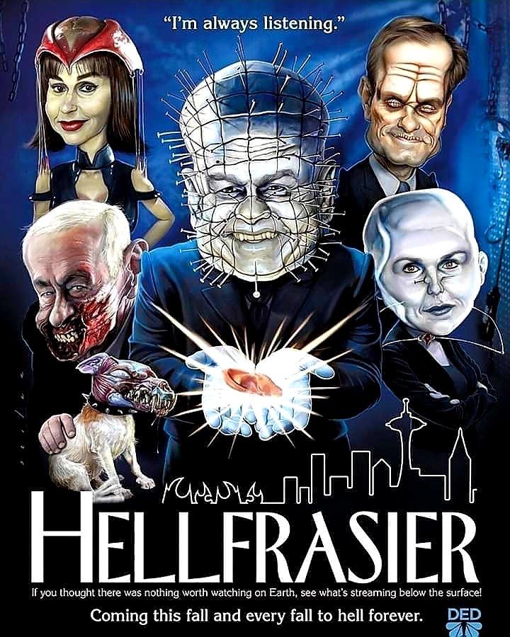 Hellfrasier...

An cover by Jason Seiler for the October 2019 issue of MAD Magazine.