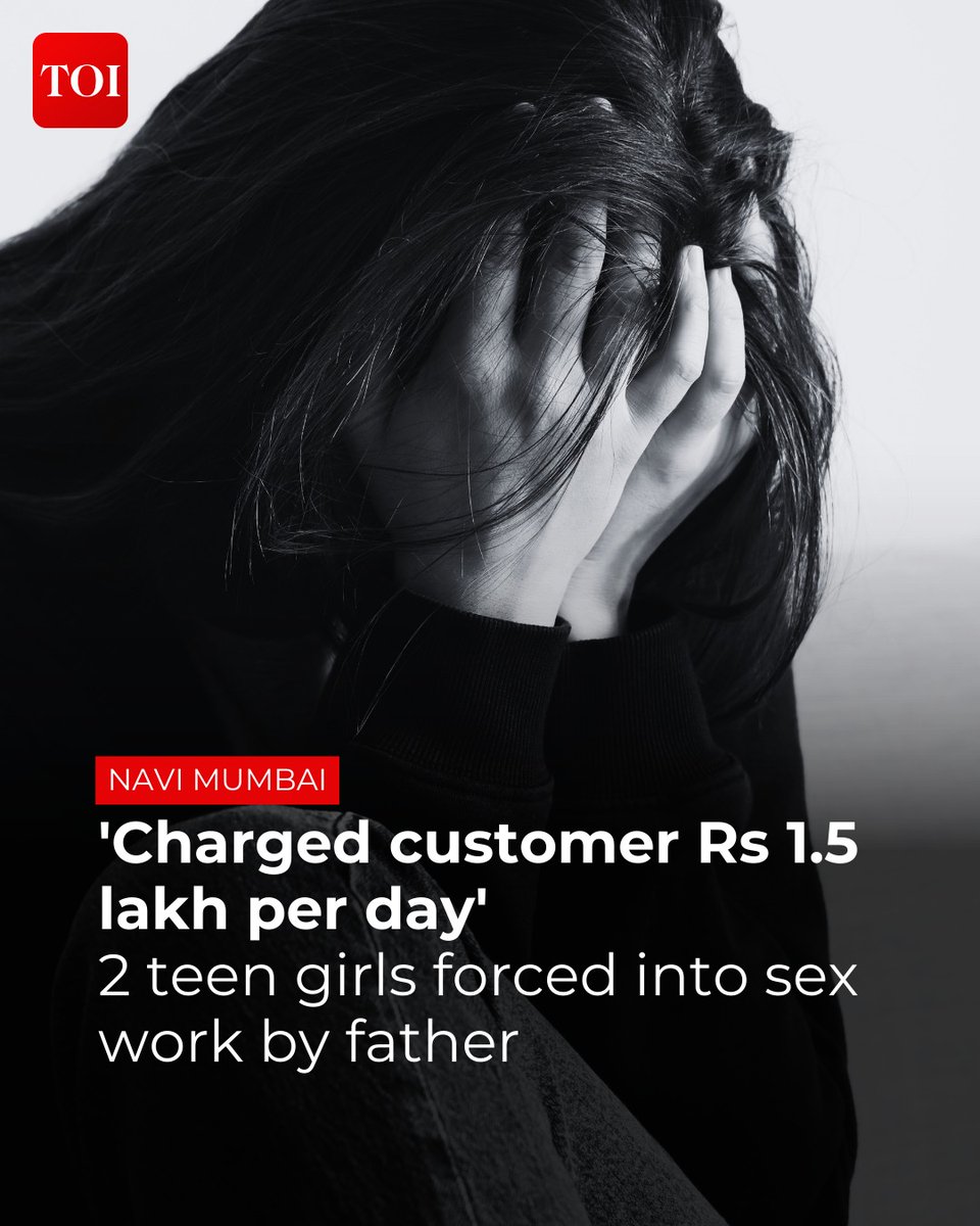 Teen sisters who were dragged into prostitution by their father, were rescued by the Anti-Human Trafficking Unit (AHTU) of Navi Mumbai crime branch, who arrested the pimp on Feb 20.

More details 🔗toi.in/Sq83OY 
#Mumbai #Maharashtra