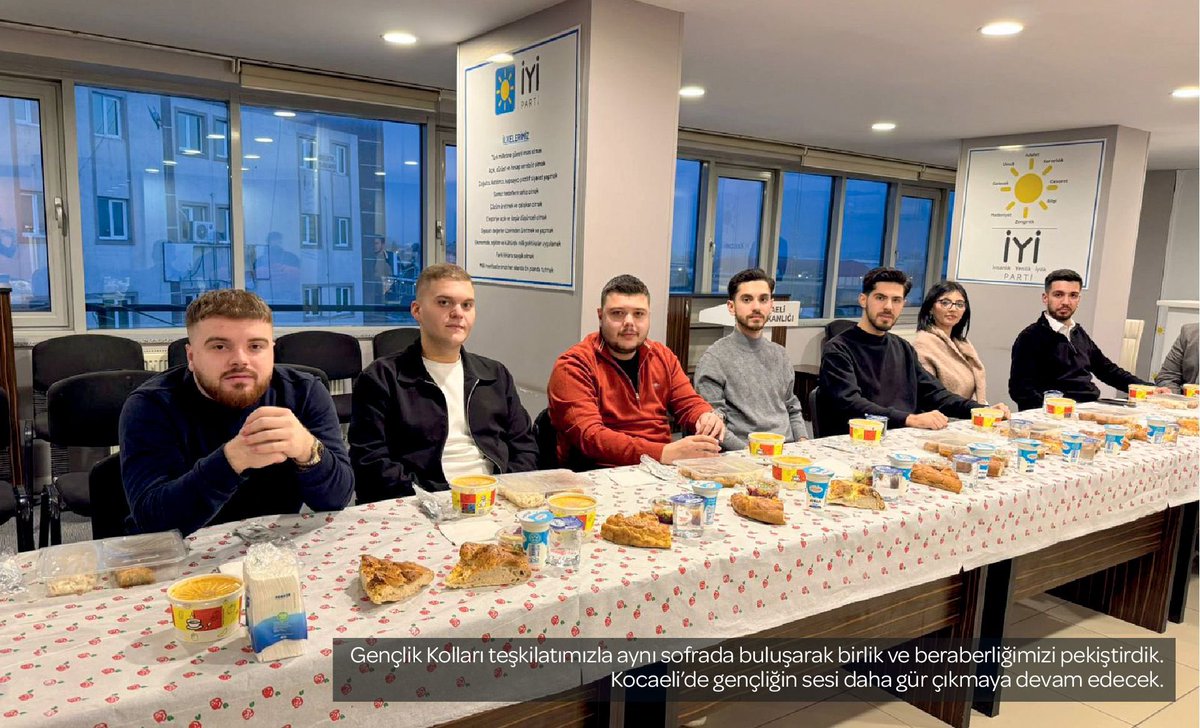 iyigenclik_41's tweet photo. Kocaeli İl Gençlik Yönetim Kurulu olarak, dün akşam İl Başkanlığı binamızda düzenlediğimiz iftar programında bir araya geldik. 

Gençliğin enerjisi, inancı ve kararlılığıyla Kocaeli’de daha güçlü yarınlar için çalışmaya devam ediyoruz. https://t.co/LWocOkMOEG