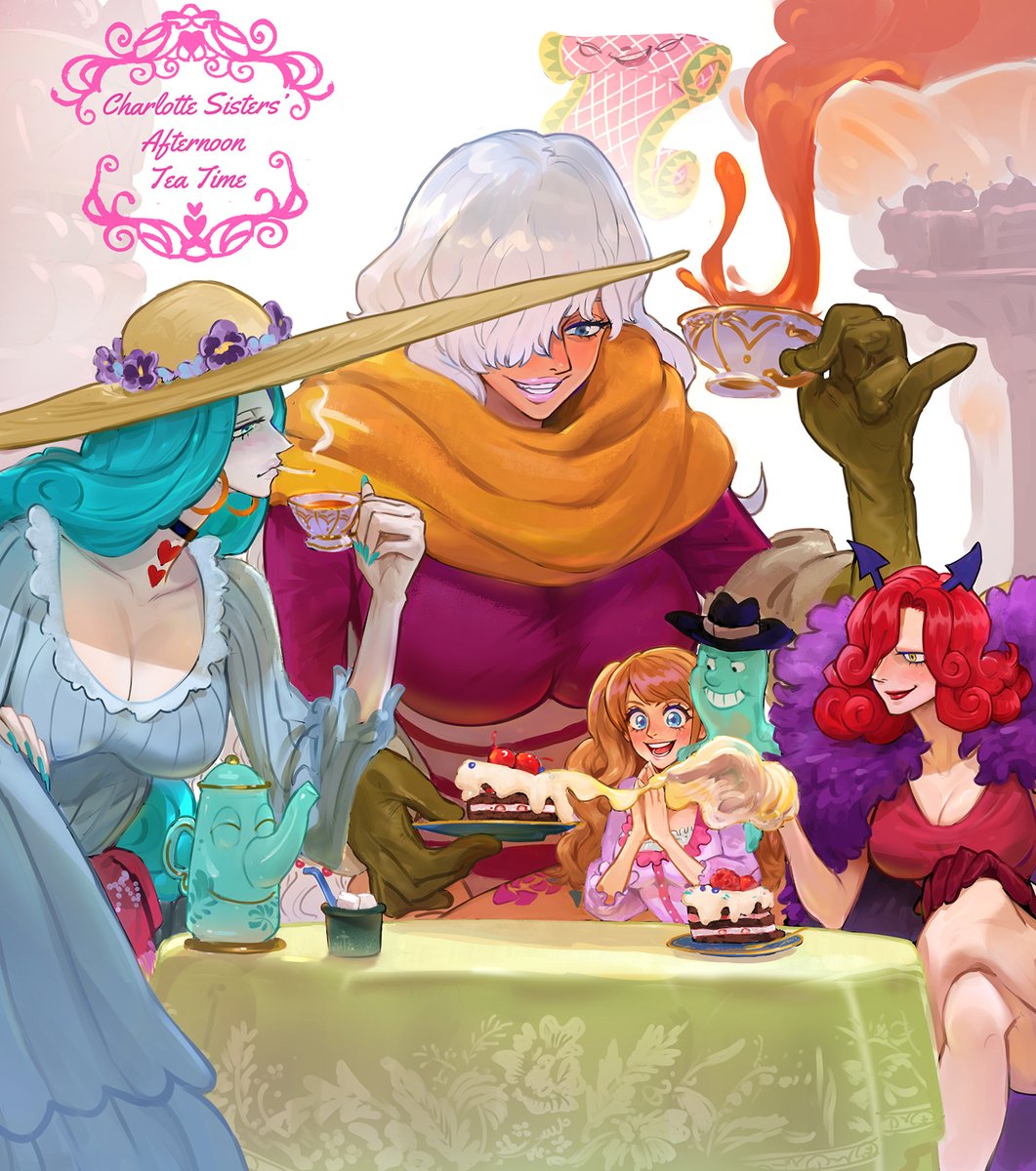 Charlotte Sisters’ Afternoon Tea Time
#onepiece