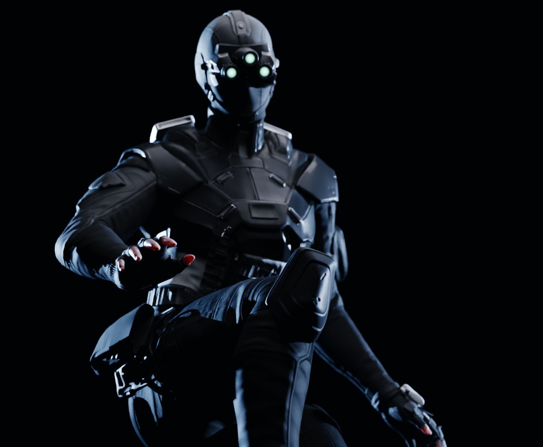 Oh no, she's coming to steal your intel.