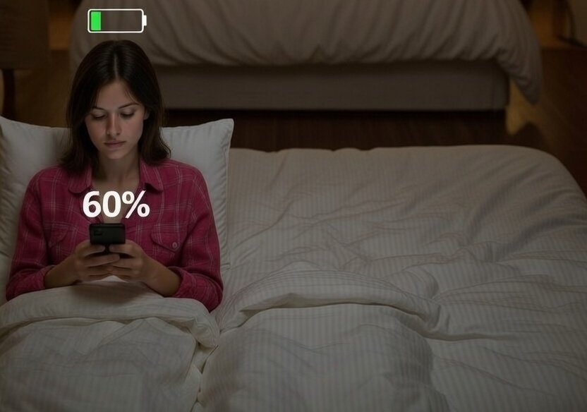 0xRakib9's tweet image. In the past, people used to pray before sleep. Now, they check their phone's battery percentage. How times have changed! 📱💤
​What’s your battery percentage right now? Drop it below! 👇
​#DigitalLife #ModernWorld #PhoneAddict #Engagement