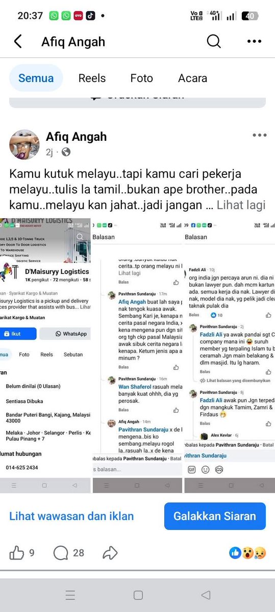 Orang melayu wajib boikot sykt kaum india ini krn menghina melayu &amp; bersifat rasis