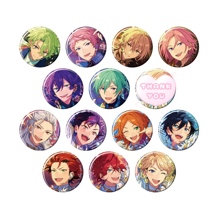 交換/譲渡】あんスタ コレクション缶バッジ コレ缶 Jan. Feb. 2026