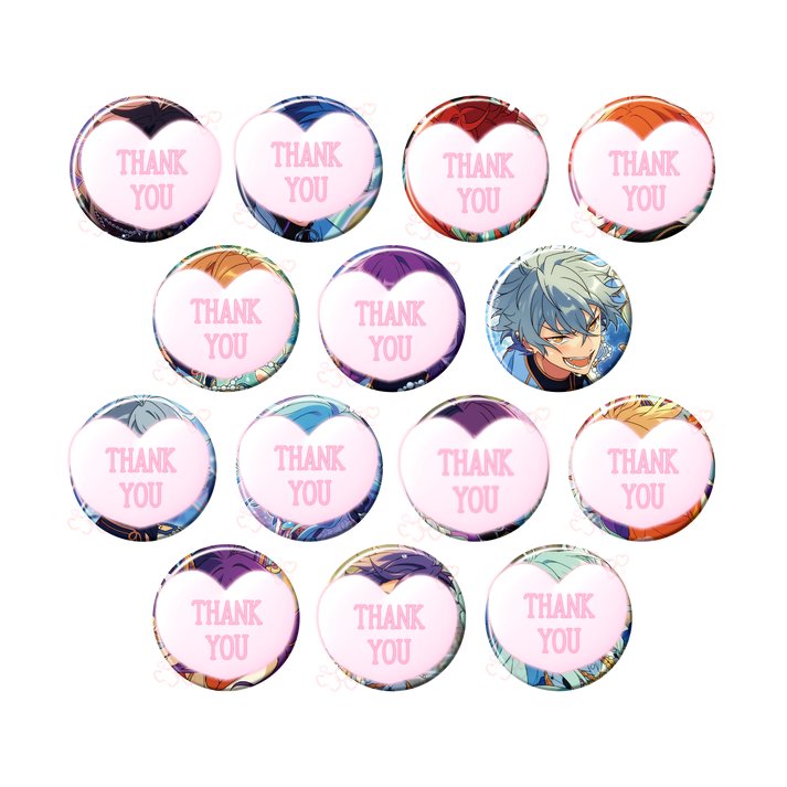 交換/譲渡】あんスタ コレクション缶バッジ コレ缶 Jan. Feb. 2026