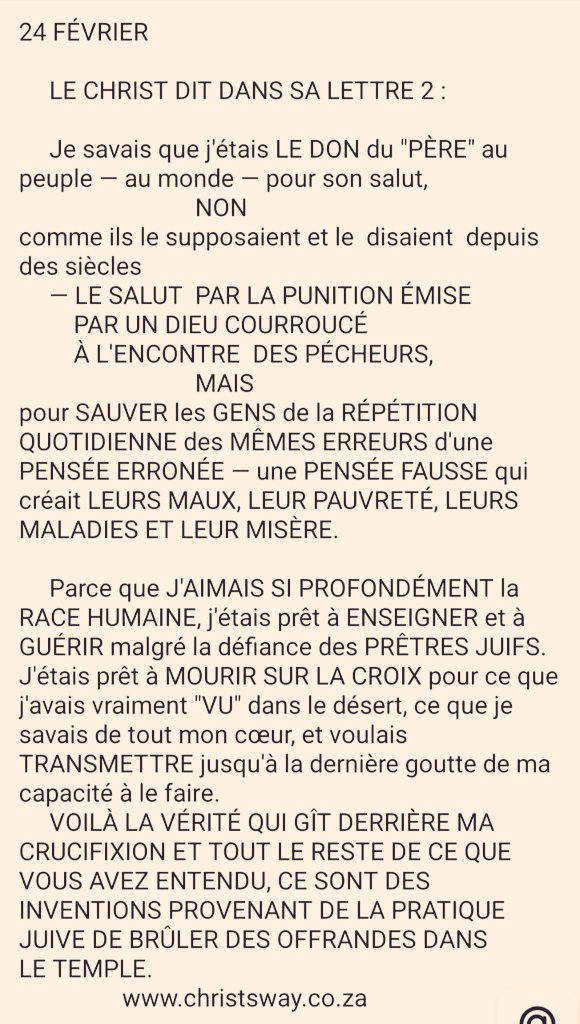 MaintenantEt's tweet photo. #LesLettresDuChrist
#Lettre2
#24fevrier
#ConscienceChristique
#VoieChristique
#Christ

Ces Lettres sont téléchargeables gratuitement sur https://t.co/HK6nmbRunu https://t.co/VtOOPWhVJ6