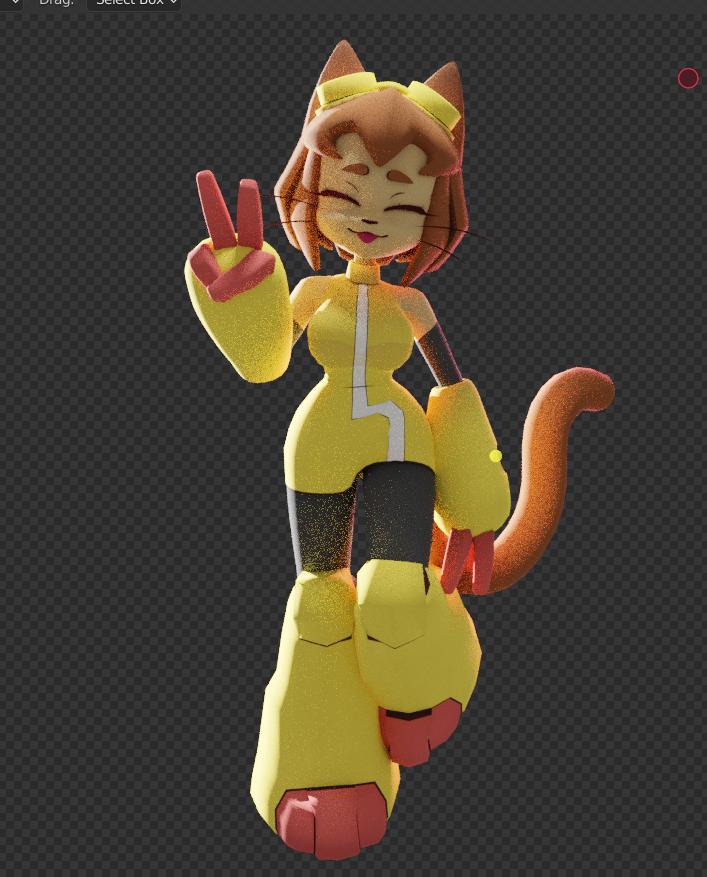 Yumily031's tweet image. I forgot to post here that I've finished the model for VRCHAT
Enjoy this cute little kitten, I grew very fond of creating her, the designer did a great job 💛
link vrchat: vrchat.com/home/avatar/av…
#kit #gameoverse #3d #blender